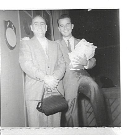 Terry Tolas' dad with Dick Clark